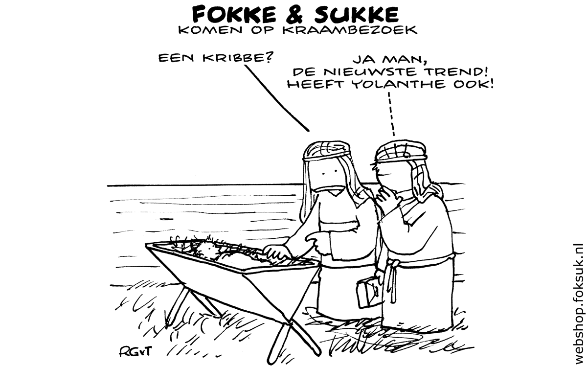 F&S komen op kraambezoek (NRC, do, 24-12-15)