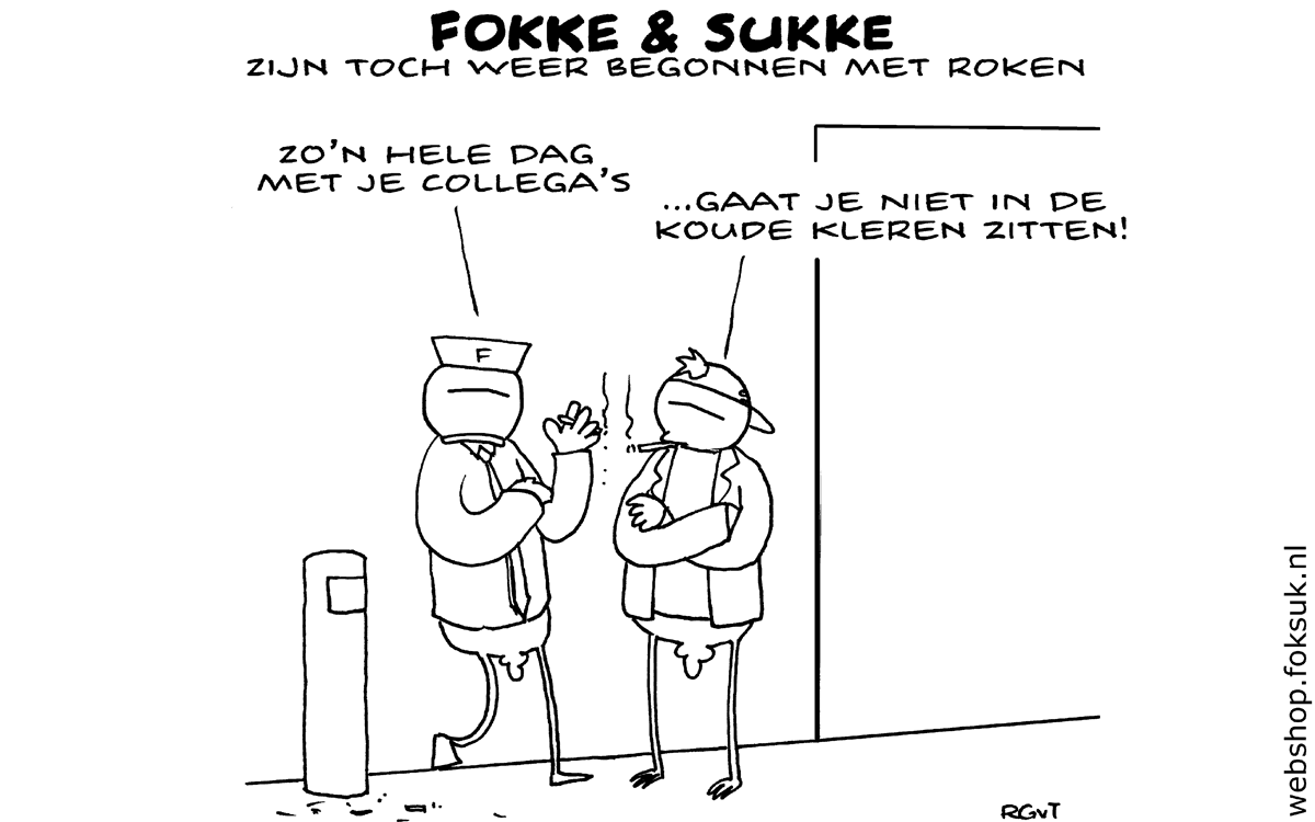 F&S zijn toch weer begonnen met roken (NRC, 05-01-16)