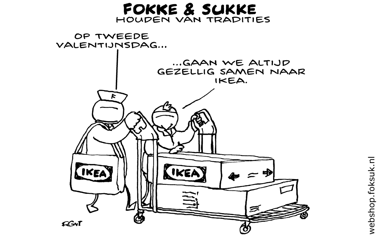 F&S houden van tradities #IKEA (NRC, ma, 15-02-16)