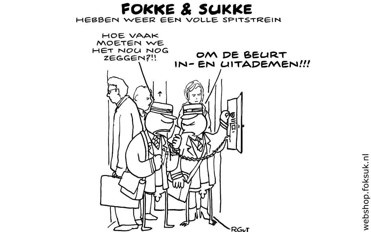 F&S hebben weer een volle spitstrein (NRC, vr, 18-03-16)