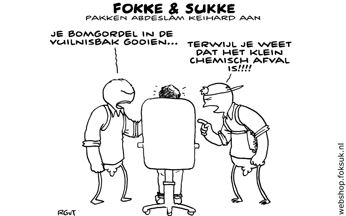 F&S pakken Abdeslam keihard aan (NRC, ma, 21-03-16)