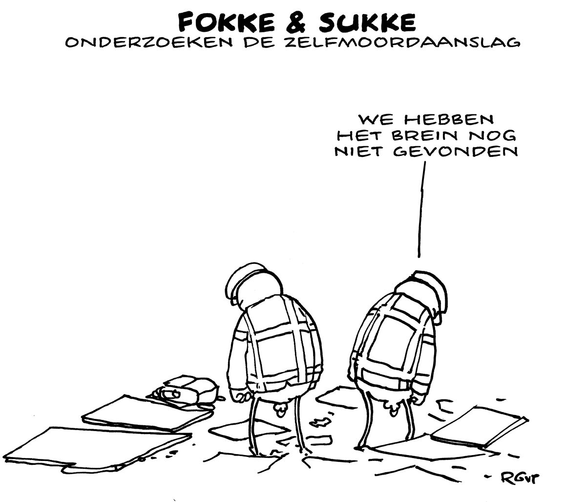F&S onderzoeken de zelfmoordaanslag (NRC, di, 22-03-16)