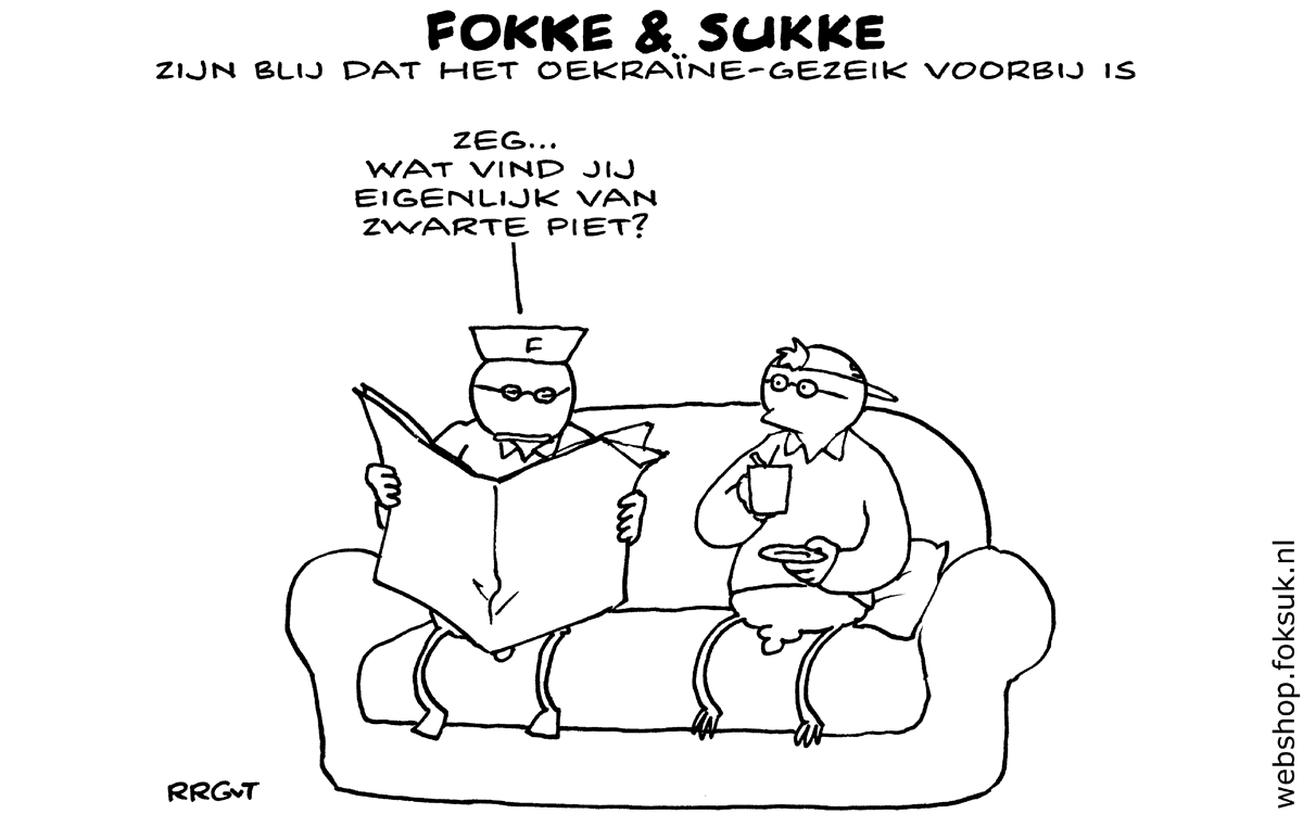 F&S zijn blij dat het oekraïne-gezeik voorbij is (NRC, do, 07-04-16)