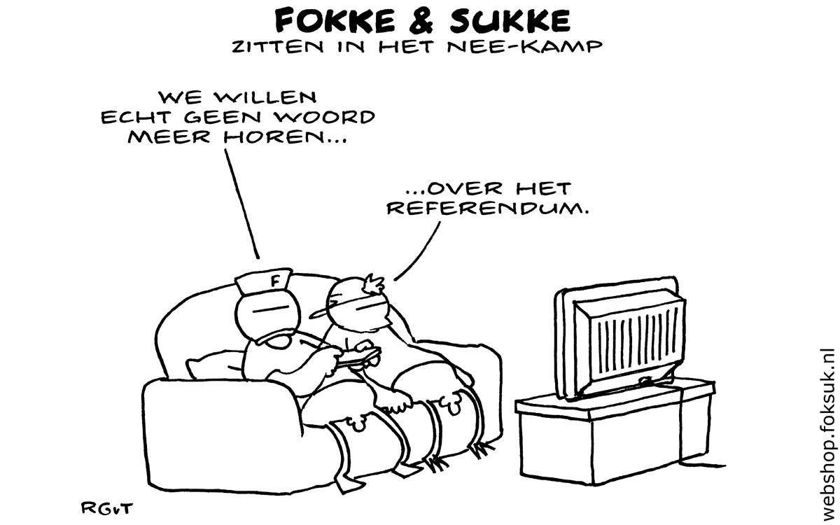 F&S zitten in het nee-kamp (NRC, vr, 08-04-16)