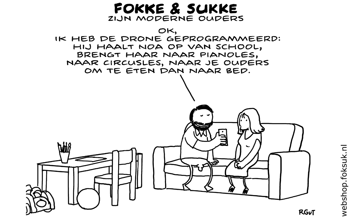 F&S zijn moderne ouders (NRC, ma, 02-05-16)