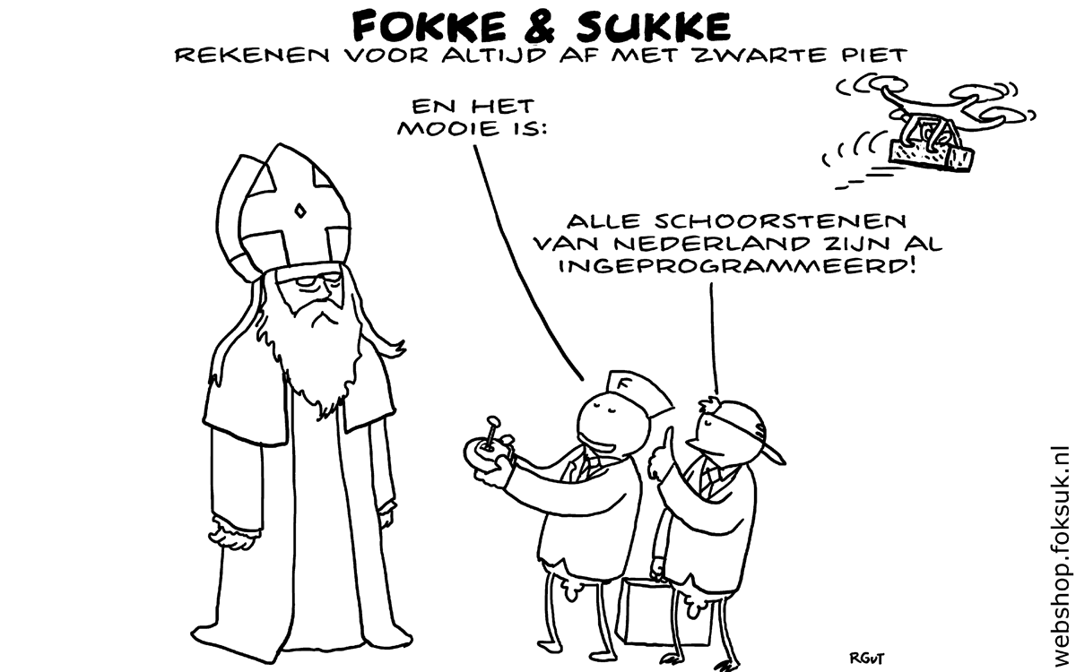 F&S rekenen voor altijd af met Zwarte Piet (NRC, di, 03-05-16)