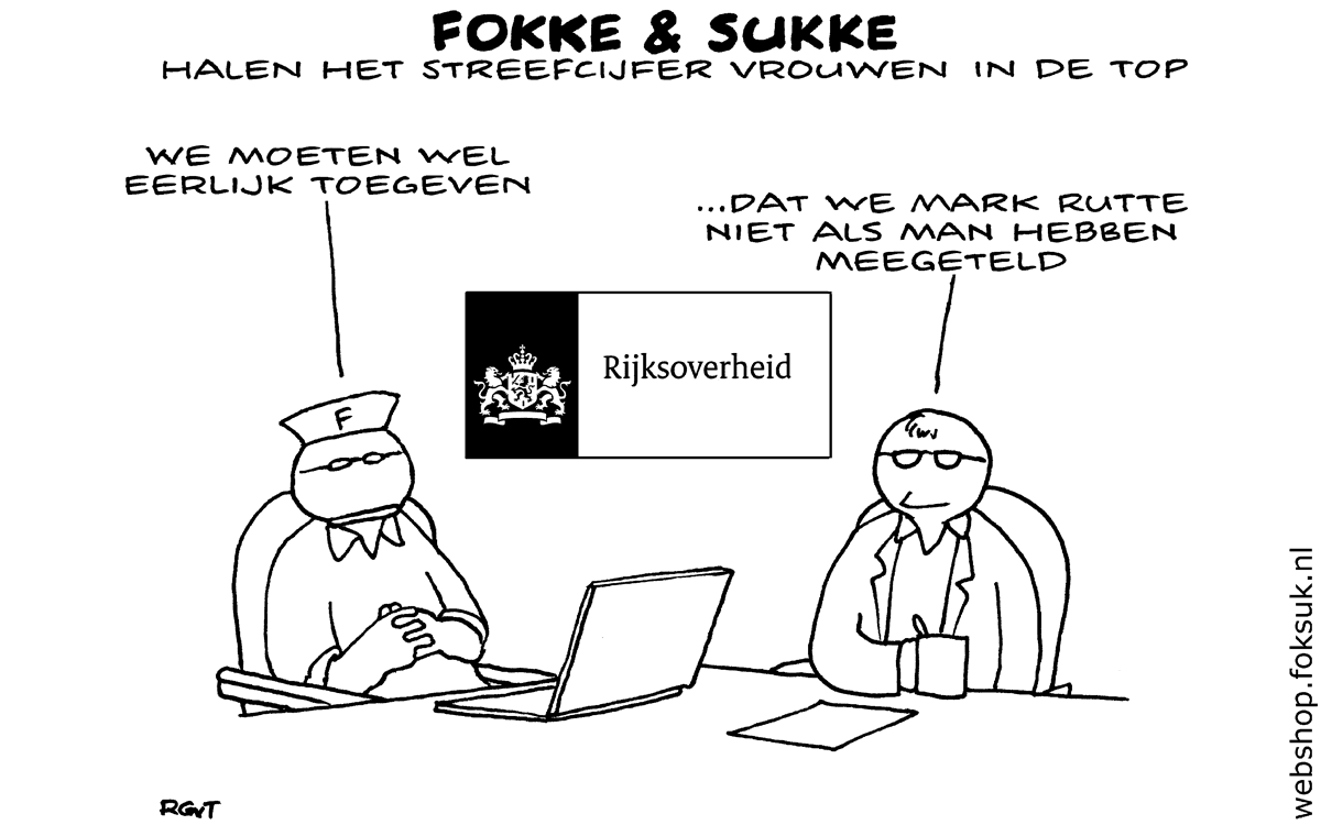 F&S halen het streefcijfer Vrouwen in de Top (NRC, do, 19-05-16)
