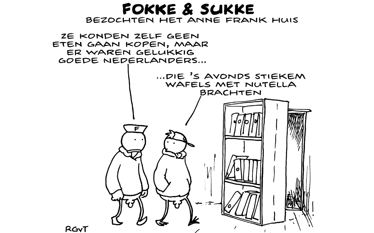 F&S bezochten het Anne Frank Huis (NRC, do, 26-05-16)