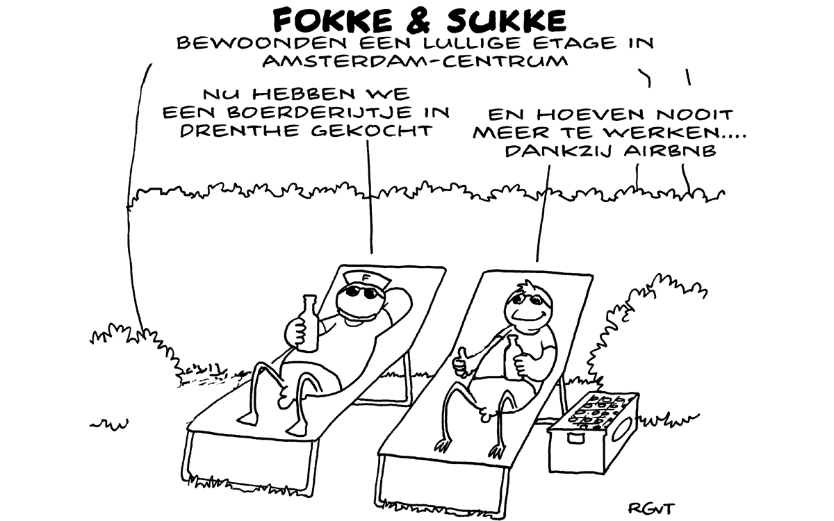 F&S bewoonden een lullige etage in Amsterdam-Centrum (NRC, vr, 27-05-16)