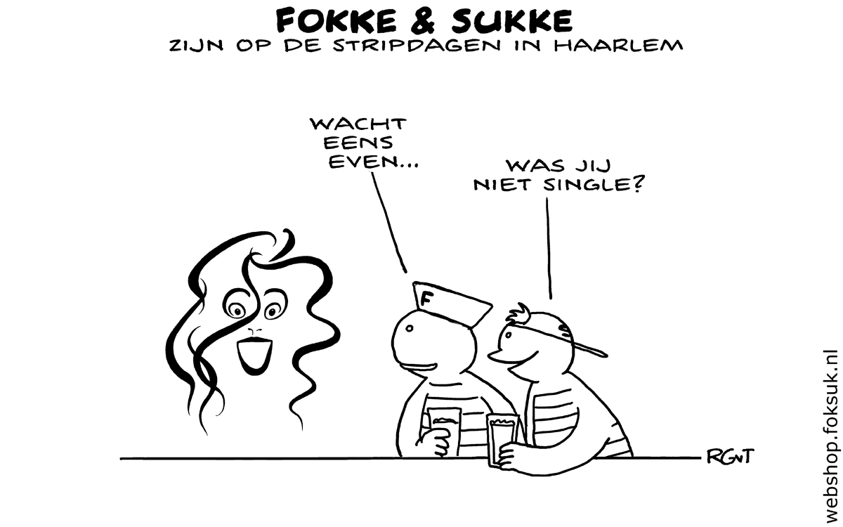 F&S zijn op de stripdagen in Haarlem (NRC, za, 04-06-16)