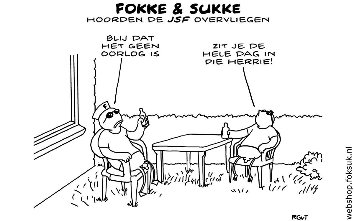 F&S hoorden de JSF overvliegen (NRC, do, 09-06-16)