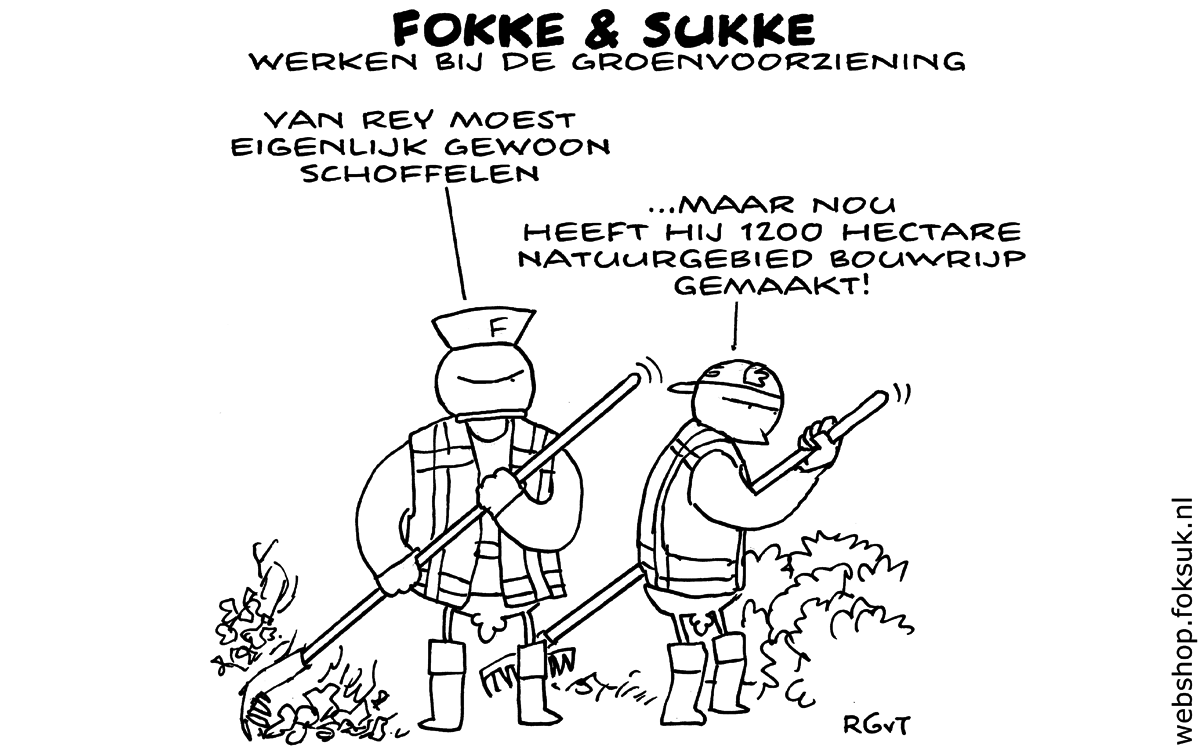 F&S werken bij de groenvoorziening (NRC, do, 14-07-16)