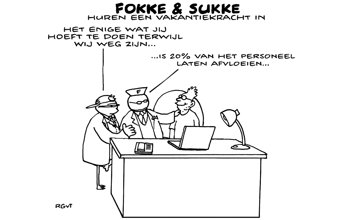F&S huren een vakantiekracht in (NRC, ma, 01-08-16)