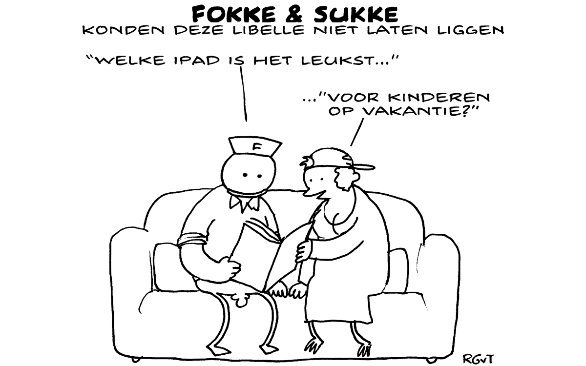 F&S konden deze Libelle niet laten liggen (NRC, Di, 02-08-16)