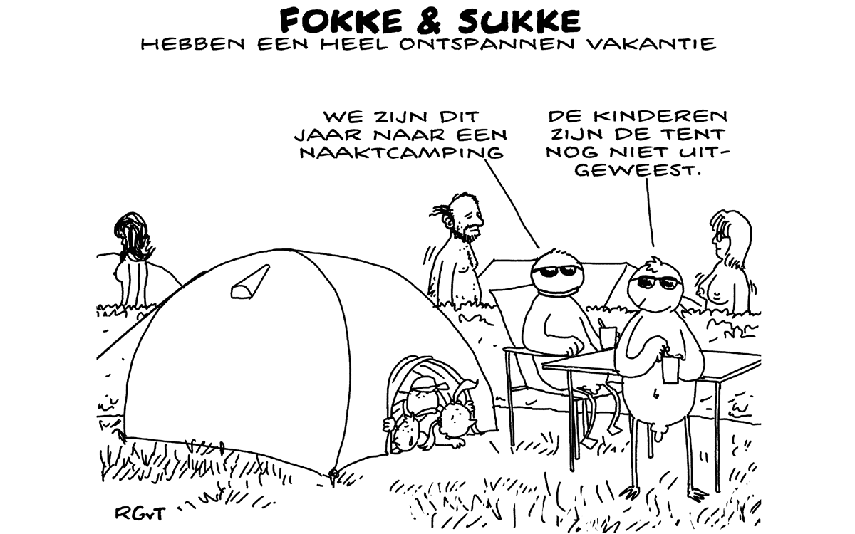 F&S Hebben een heel ontspannen vakantie (NRC, Woe, 03-08-16)
