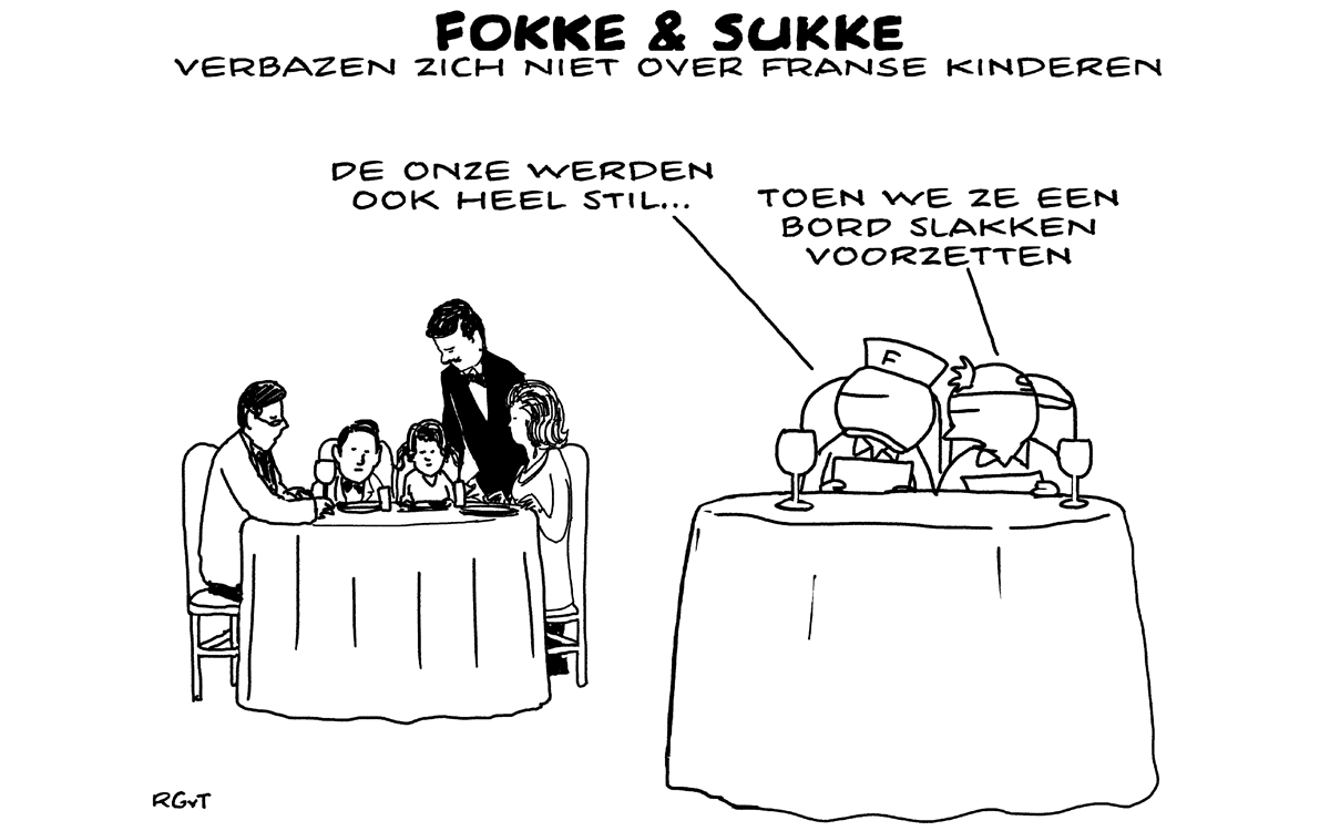 F&S verbazen zich niet over Franse kinderen (NRC, Do, 04-08-16)