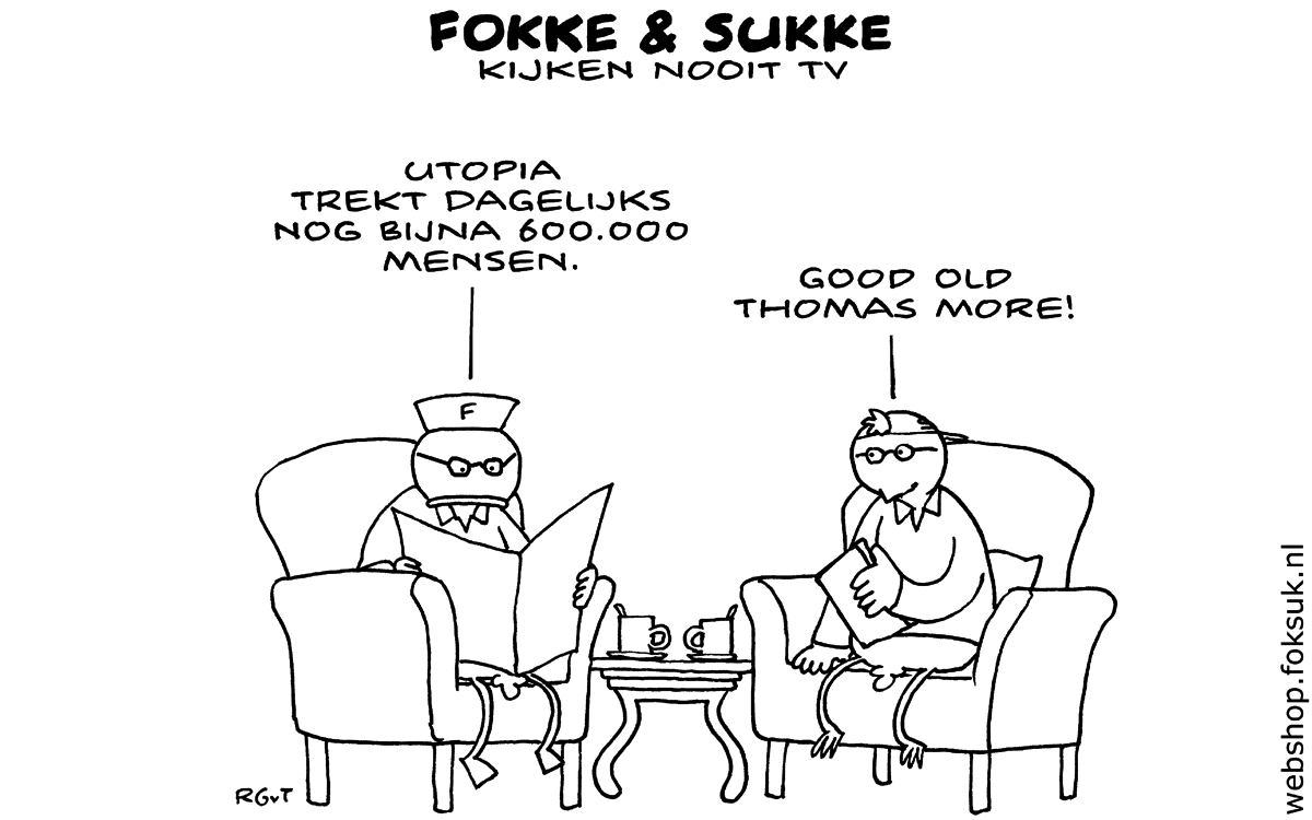 F&S kijken nooit TV #Utopia (NRC, ma, 26-09-16)