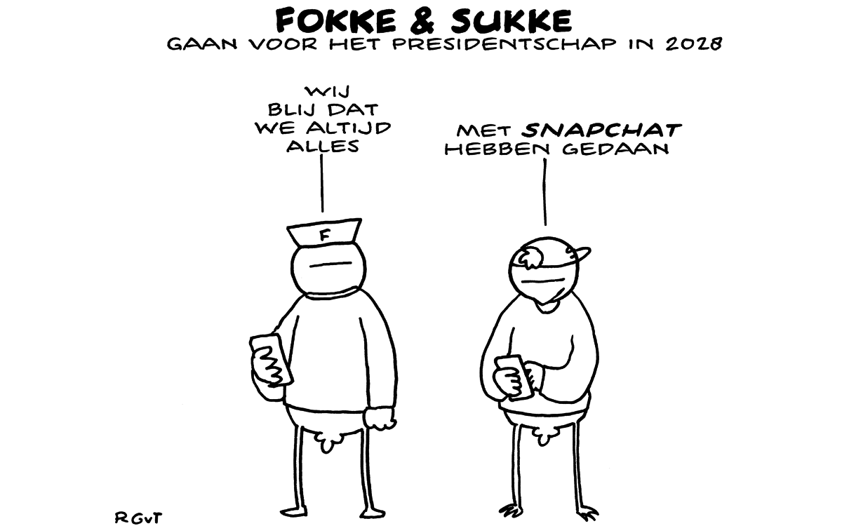 F&S gaan voor het presidentschap in 2028 (NRC, vr, 04-11-16)