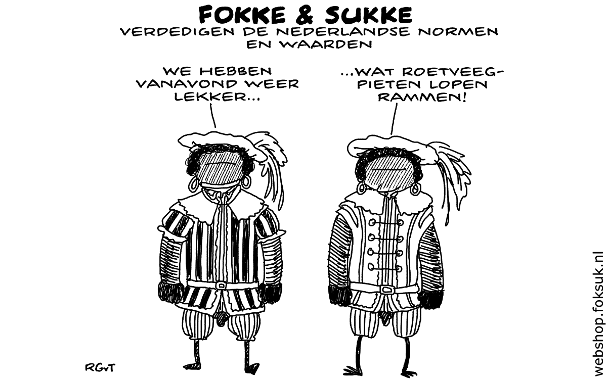 F&S verdedigen de Nederlandse normen en waarden (NRC, di, 22-11-16)