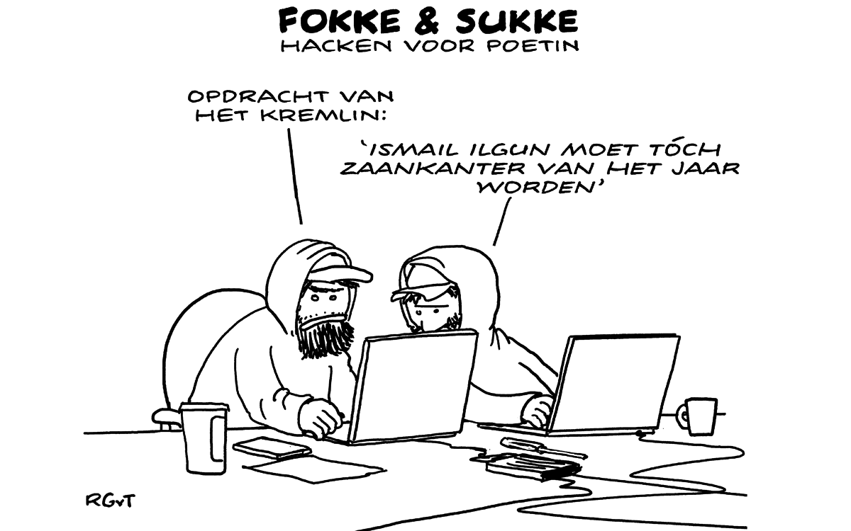 F&S hacken voor Poetin (NRC, do, 12-01-17)