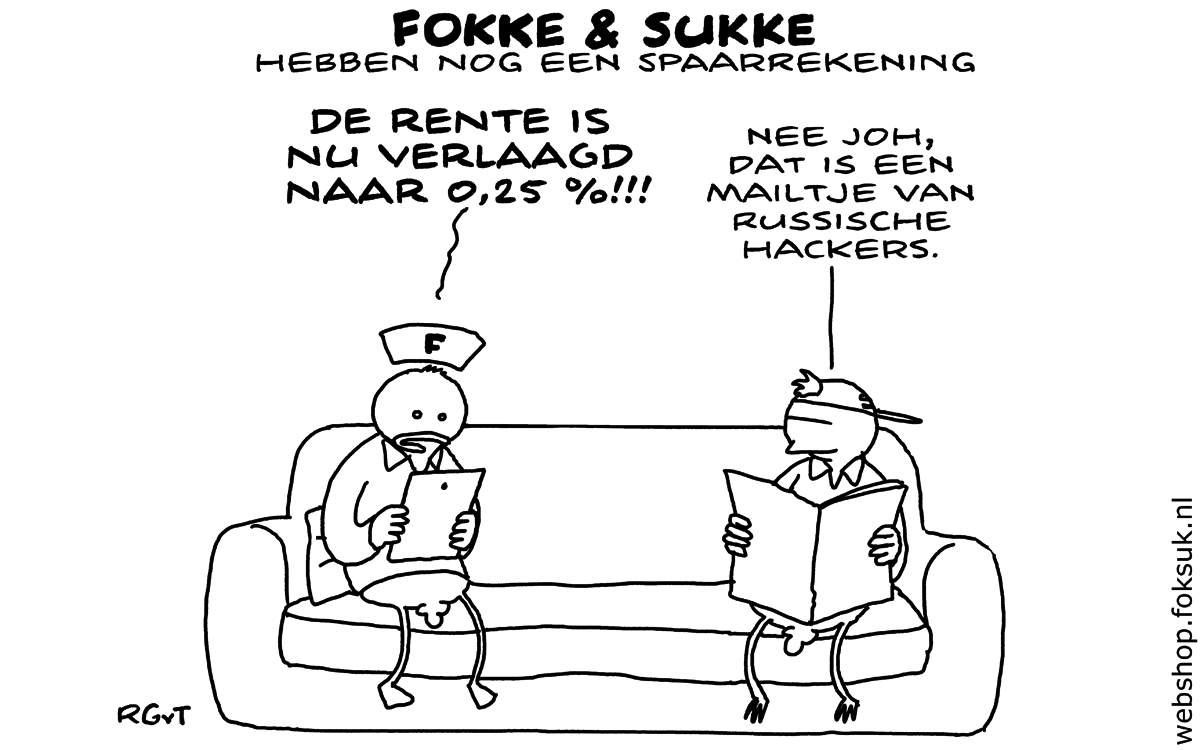 F&S hebben nog een spaarrekening (NRC, ma, 16-01-17)