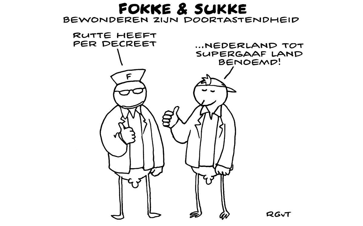 F&S bewonderen zijn doortastendheid (NRC, di, 07-02-17)