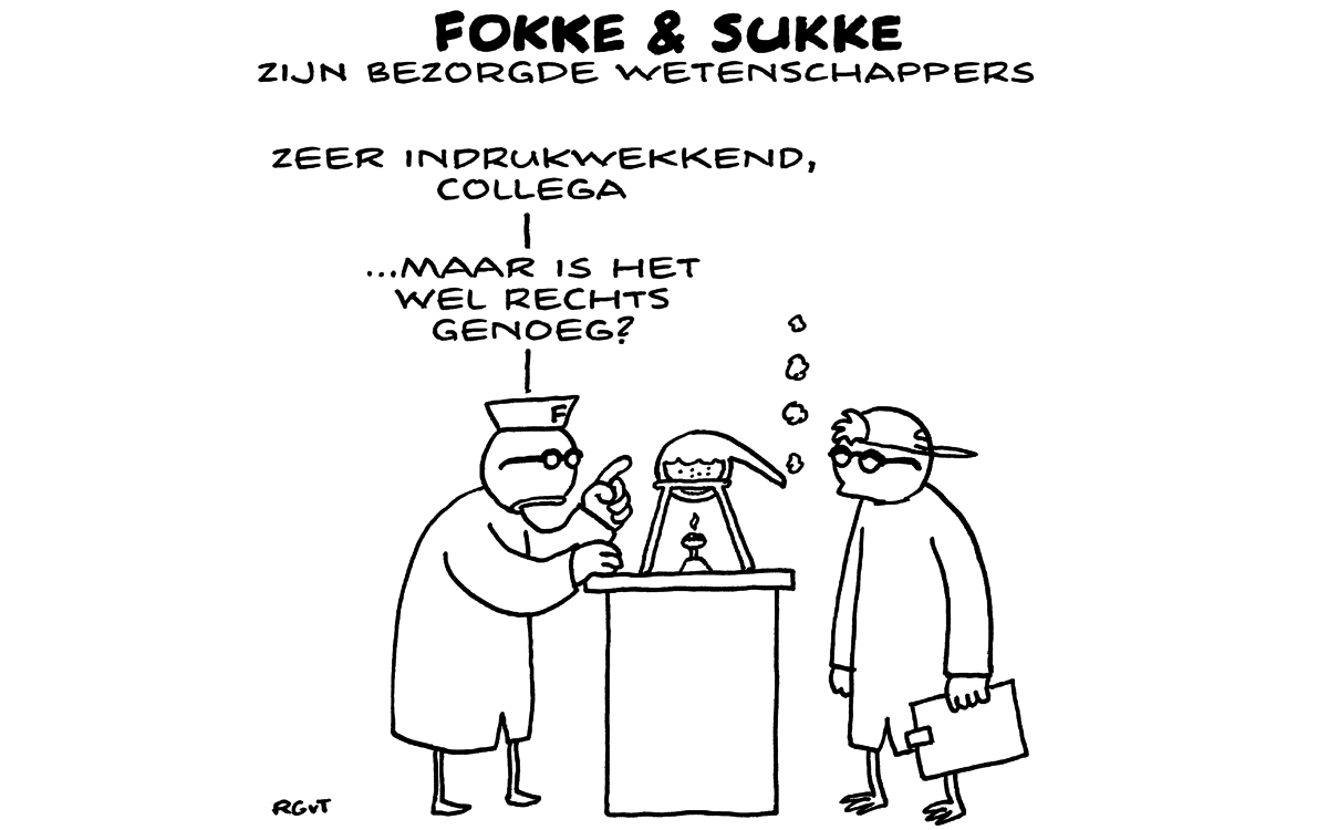 F&S zijn bezorgde wetenschappers (NRC, za, 11-02-17)
