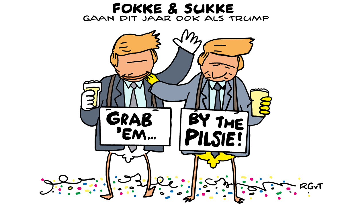 F&S gaan dit jaar ook als Trump (NRC, za, 25-02-17)