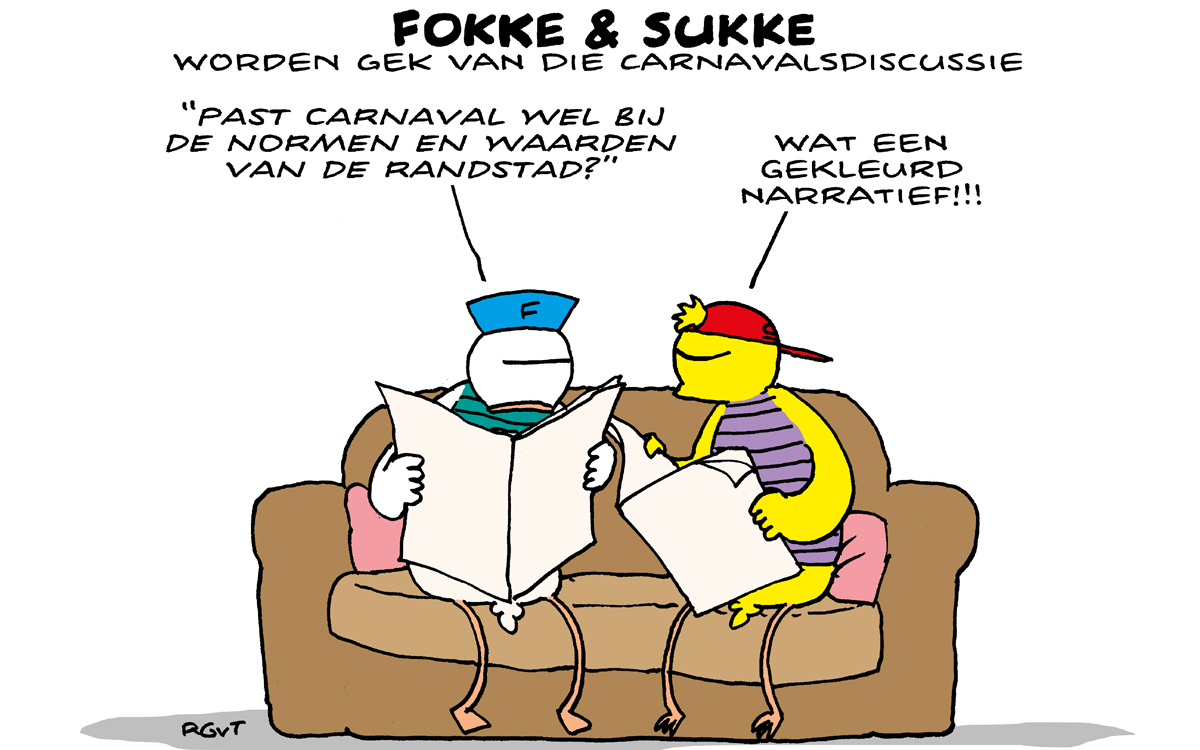 F&S worden gek van die carnavalsdiscussie (NRC, ma, 27-02-17)