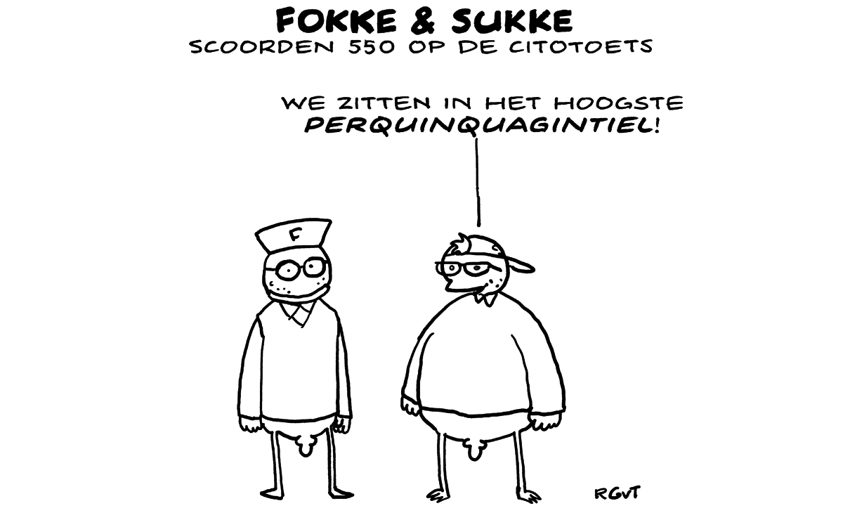 F&S scoorden 550 op de eindtoets (NRC, wo, 19-04-17)