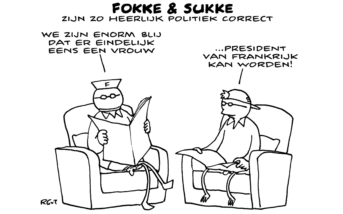 F&S zijn zo heerlijk politiek correct (NRC, za, 22-04-17)