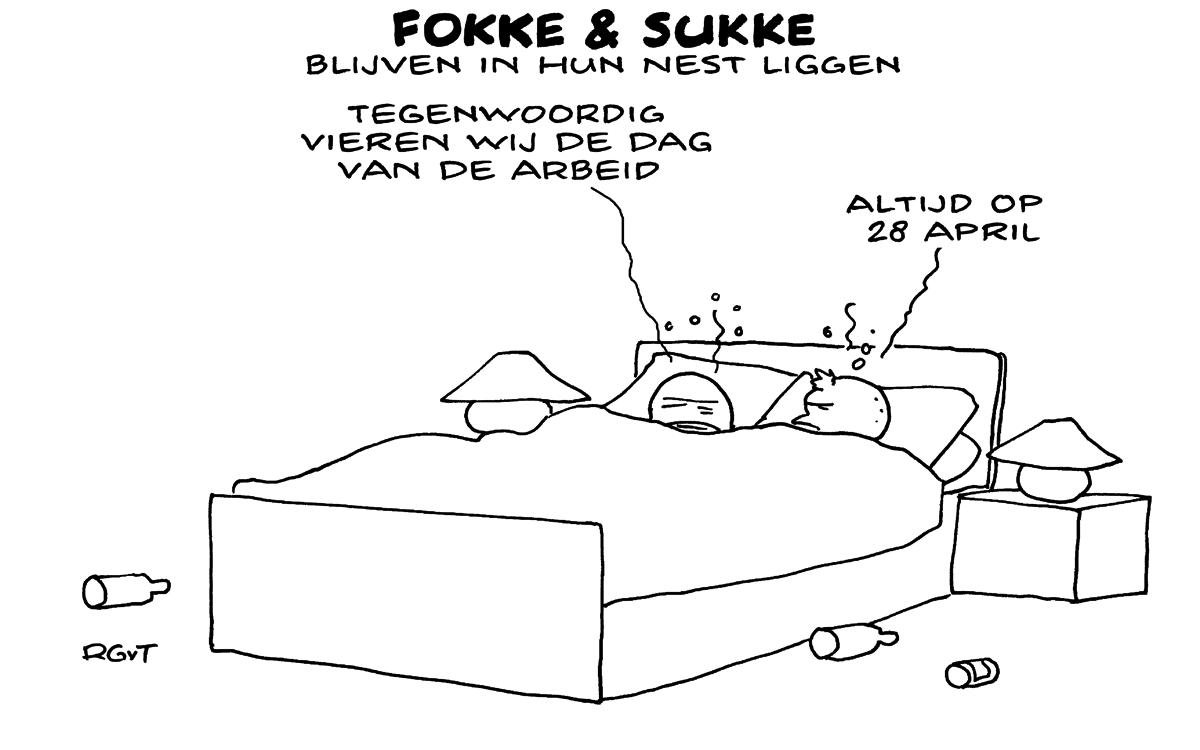 F&S blijven in hun nest liggen (NRC, vr, 28-04-17)