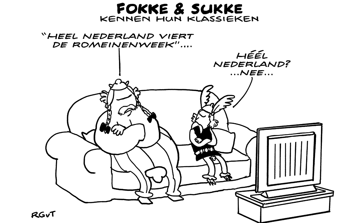 F&S kennen hun klassieken #Romeinenweek (NRC, ma, 01-05-17