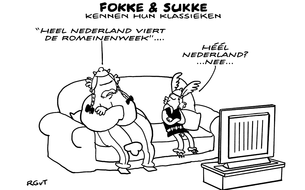 F&S kennen hun klassieken #Romeinenweek (NRC, ma, 01-05-17