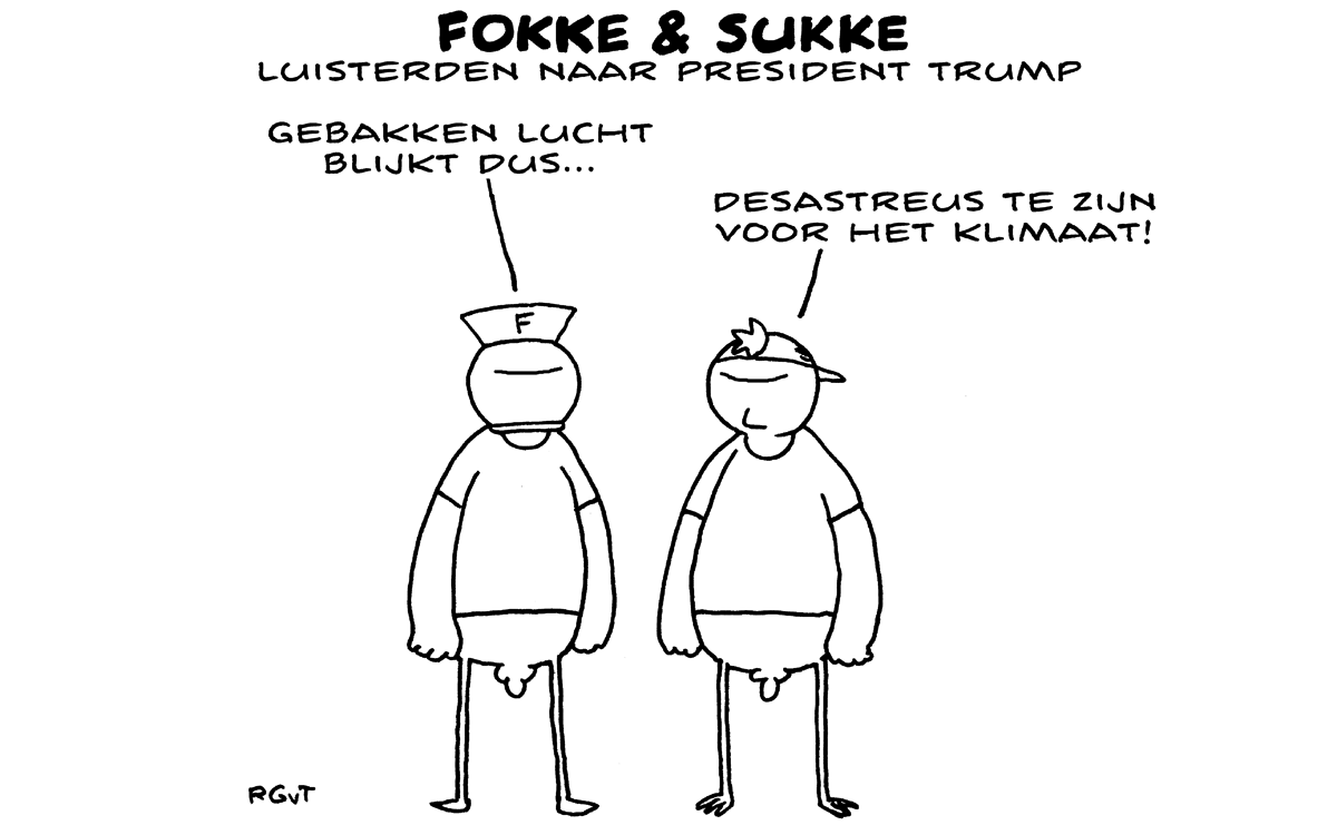 F&S luisterden naar president Trump (NRC, za, 03-06-17)