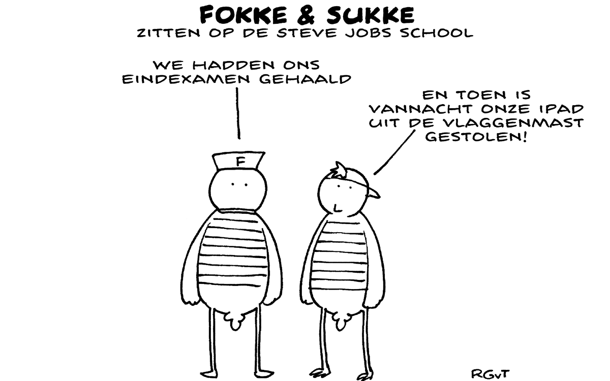 F&S zitten op de Steve Jobs school (NRC, do, 15-06-17)