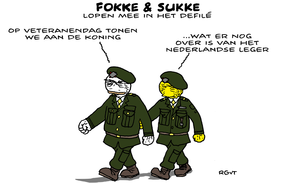 F&S lopen mee in het defilé (NRC, za, 24-06-17)