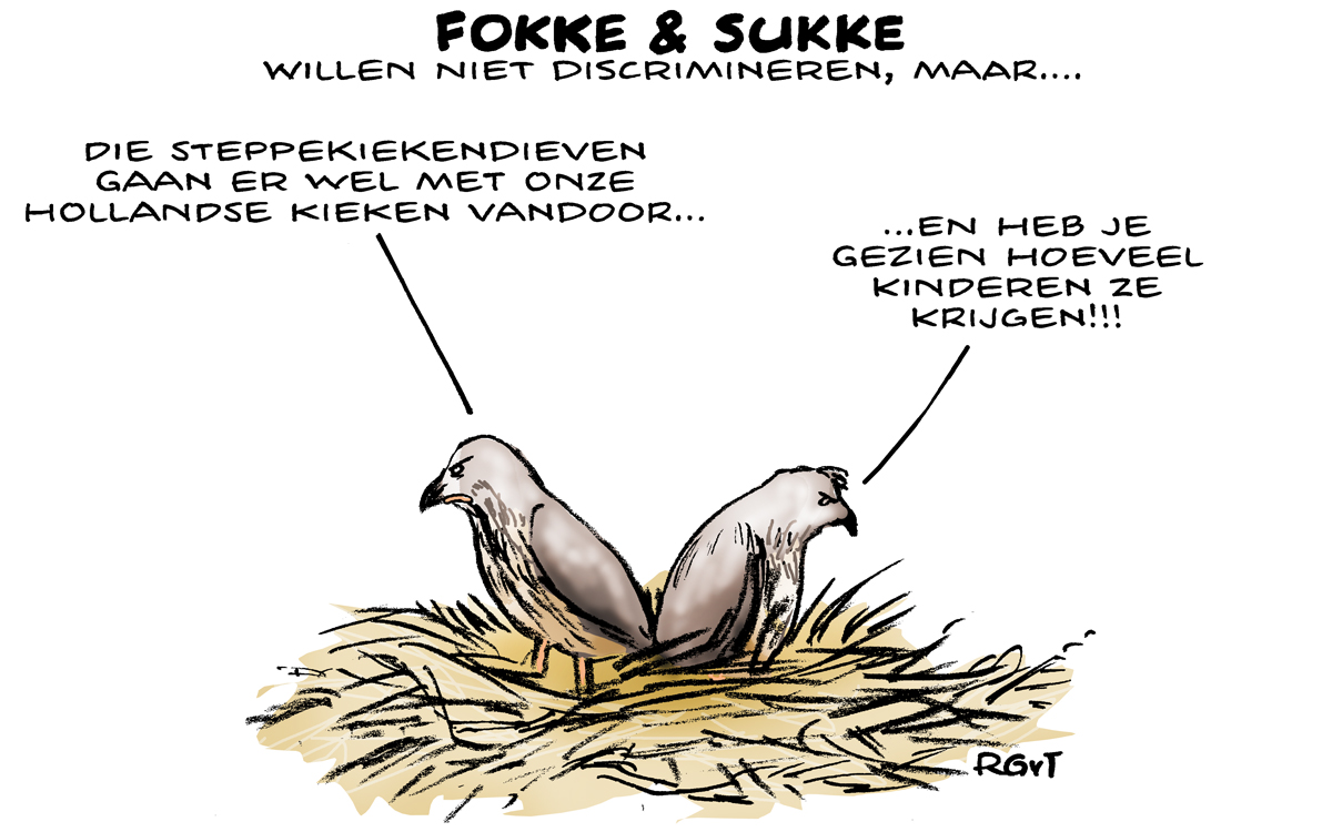 F&S wille niet discrimineren, maar.... (NRC, za, 15-07-17)