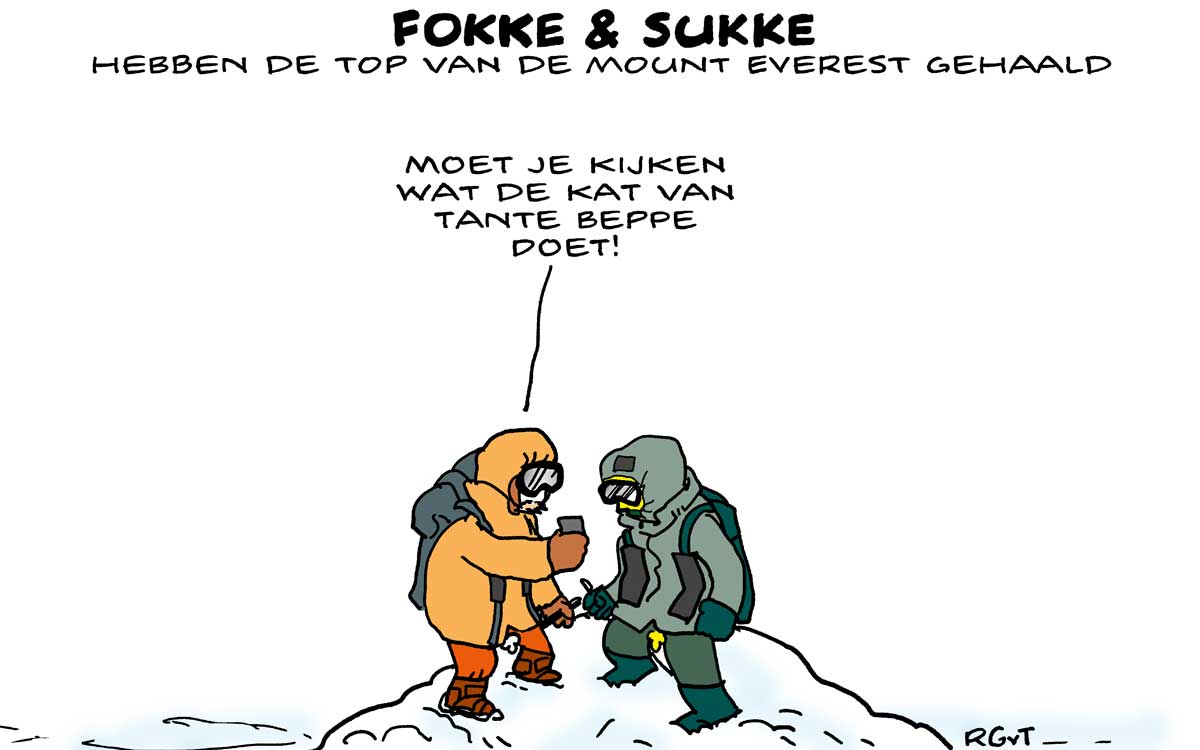 F&s hebben de top van de Mount Everest gehaald (NRC, do, 24-08-17)