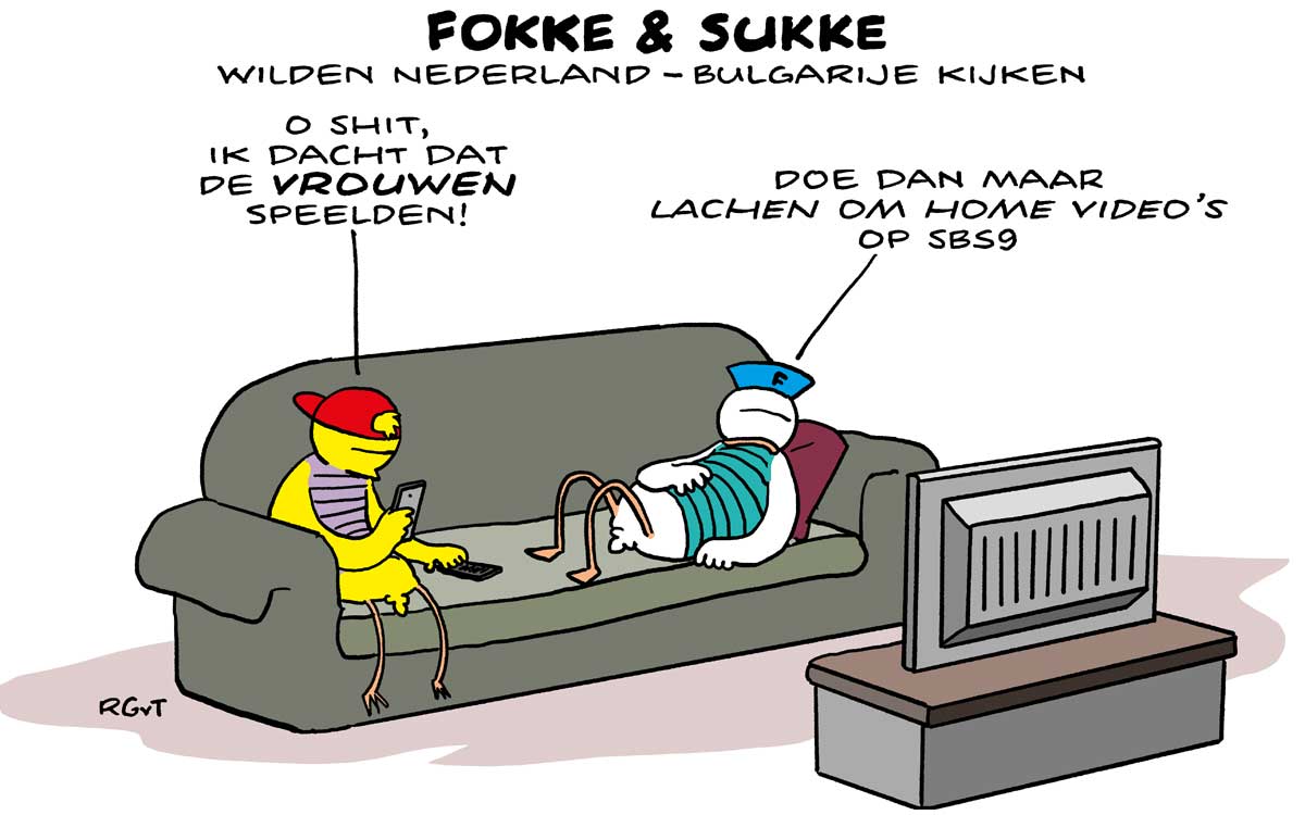 F&S wilden Nederland - Bulgarije kijken (NRC, za, 02-09-17)