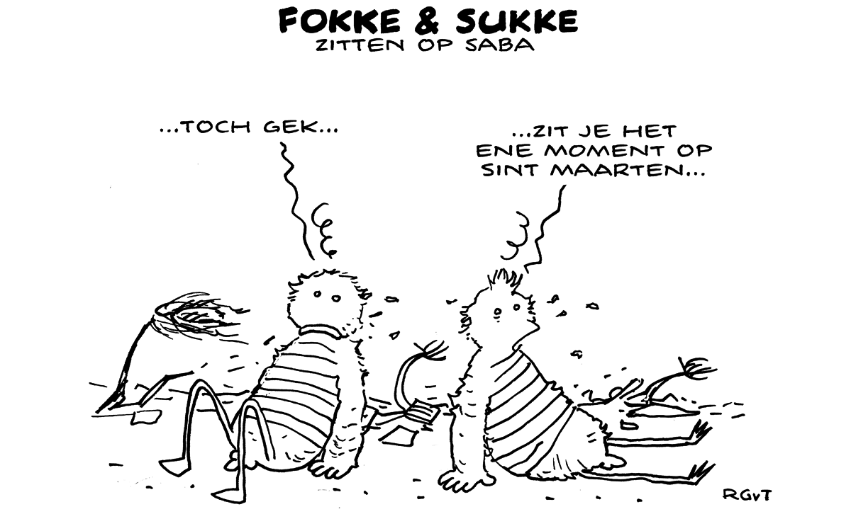 F&S zitten op Saba (NRC, vr, 08-09-17)