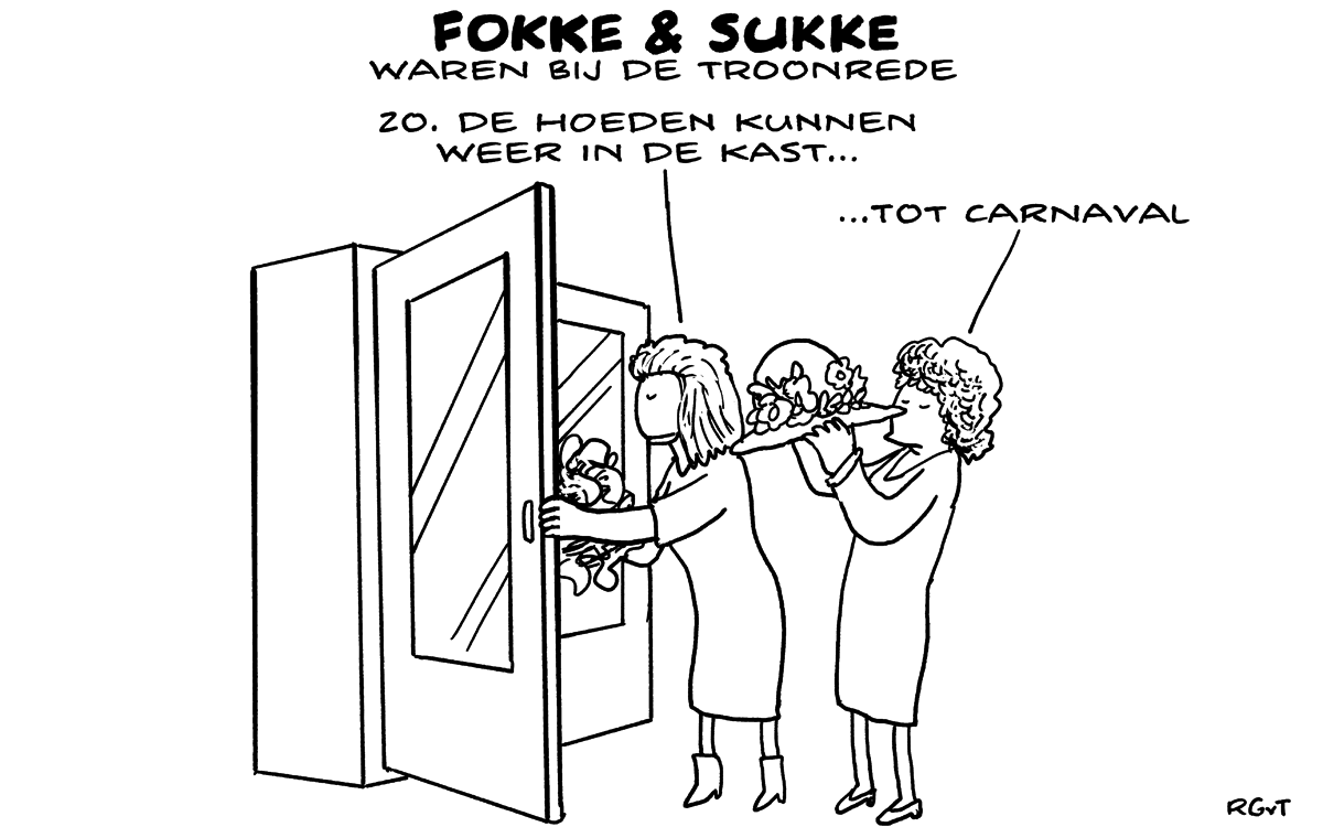 F&S waren bij de Troonrede (NRC, wo, 20-09-17)