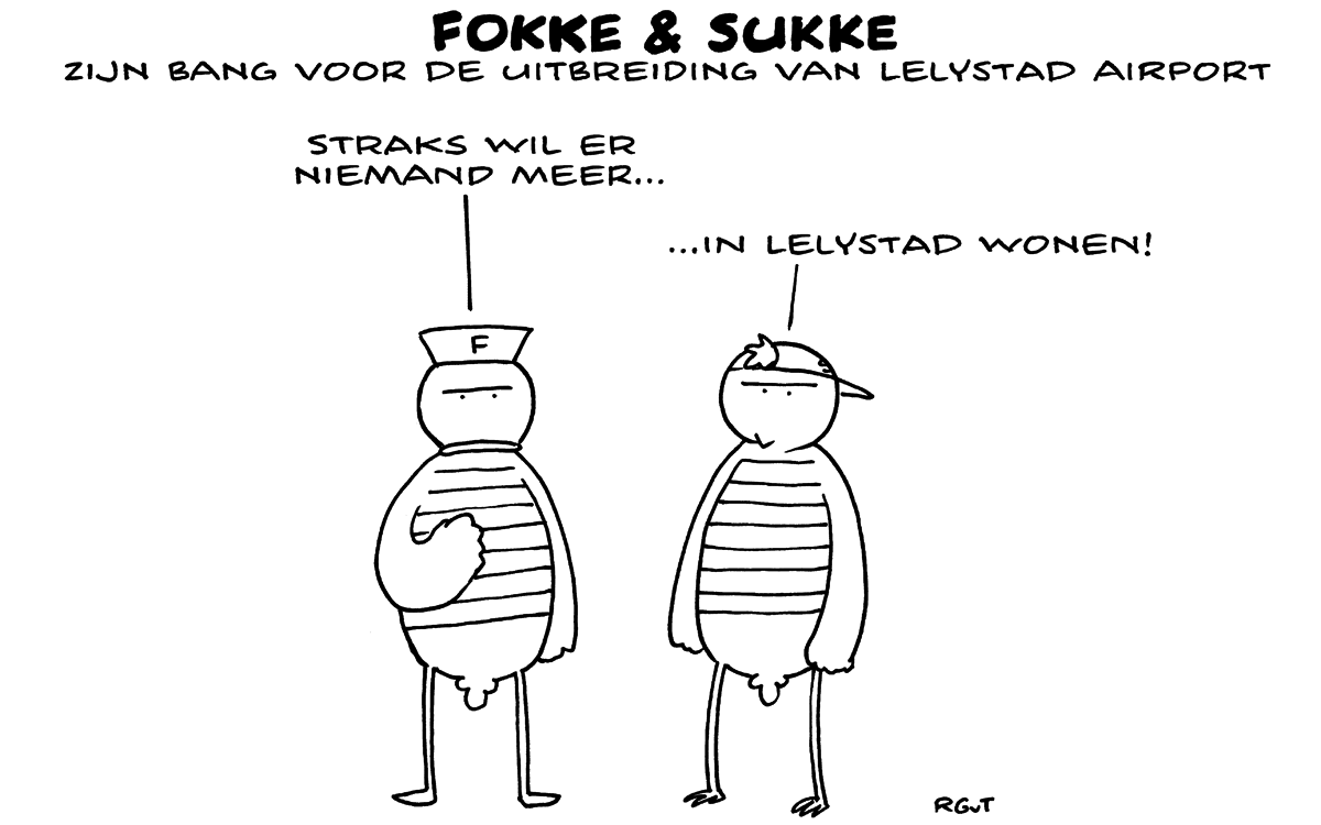 F&S zijn bang voor de uitbreiding van Lelystad Airport (NRC, wo, 18-10-17)