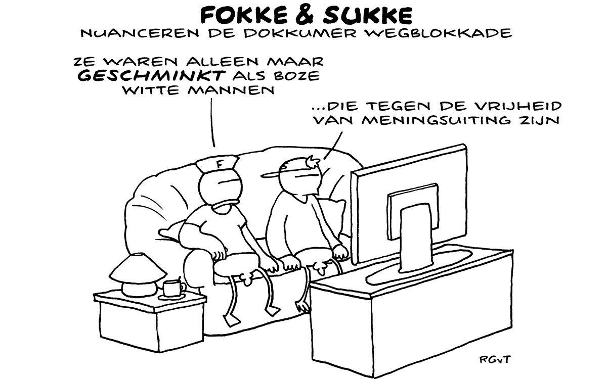 F&S nuanceren de dokkumer wegblokkade (NRC, ma, 20-11-17)