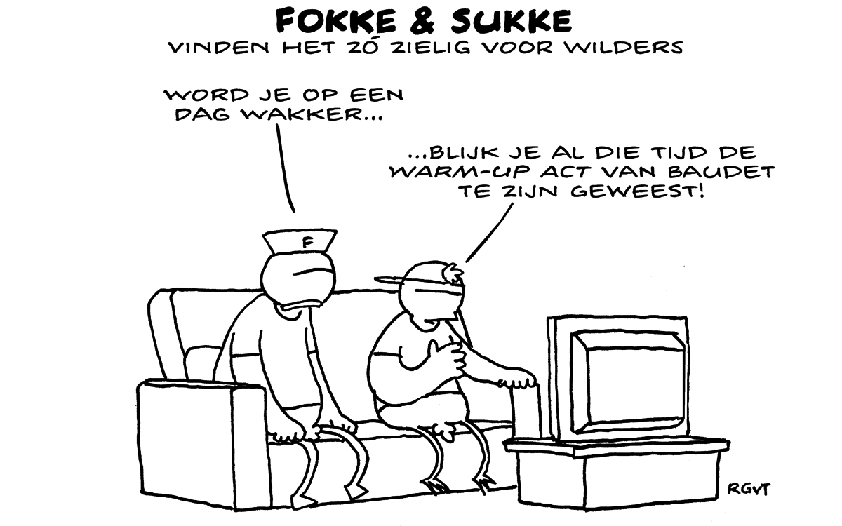 F&S vinden het zó zielig voor Wilders (NRC, di, 27-11-17)