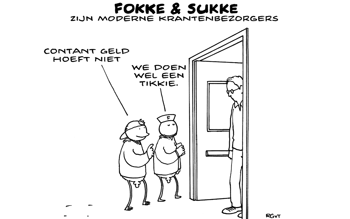 F&S zijn moderne krantenbezorgers (NRC, di, 19-12-17)