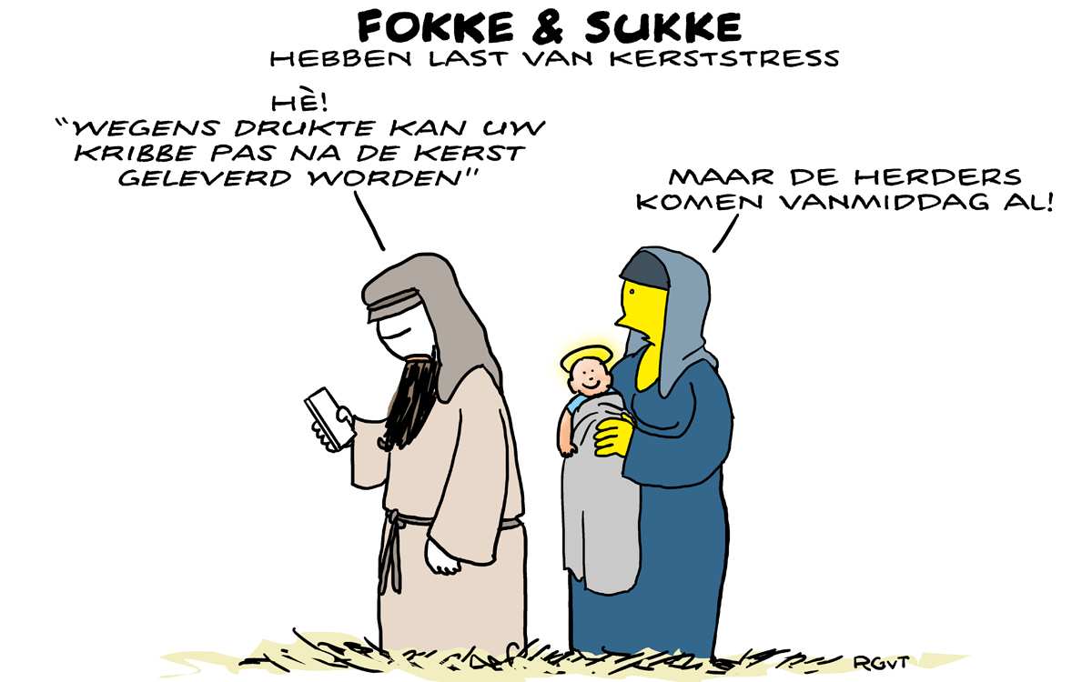 F&S hebben last van kerststress (NRC, za, 23-12-17)