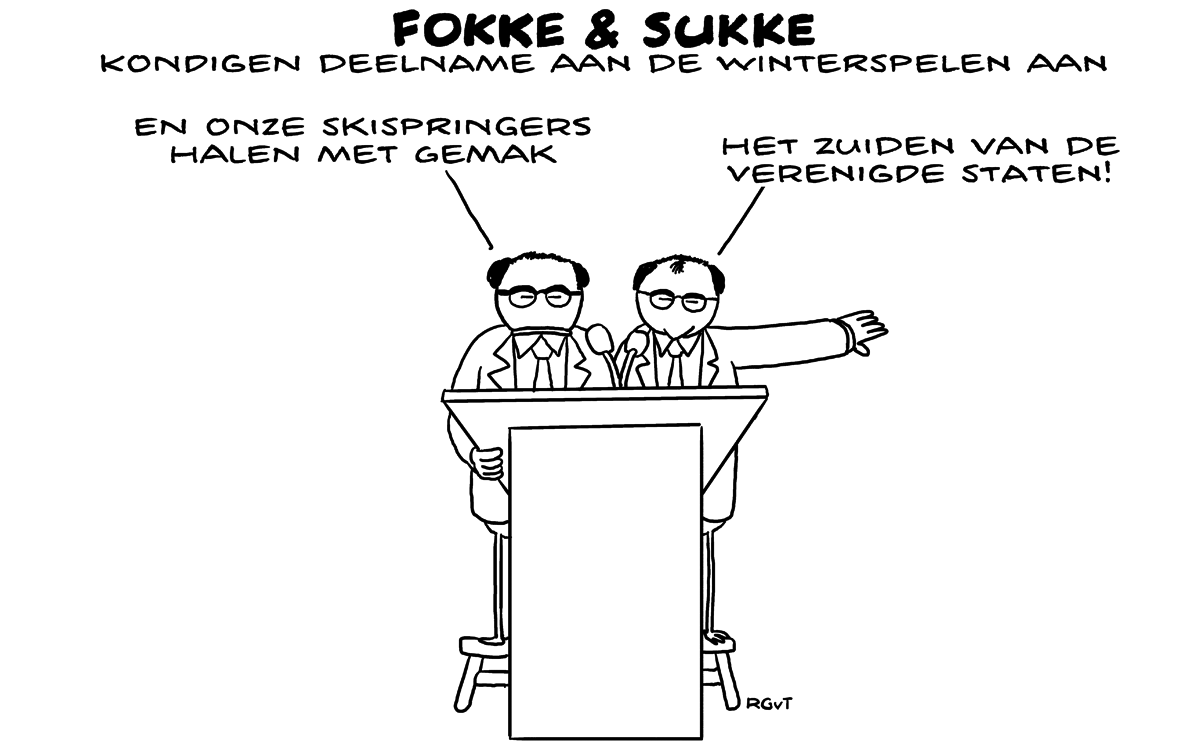 F&S kondigen deelname aan de Winterspelen aan (NRC, wo, 03-01-18)