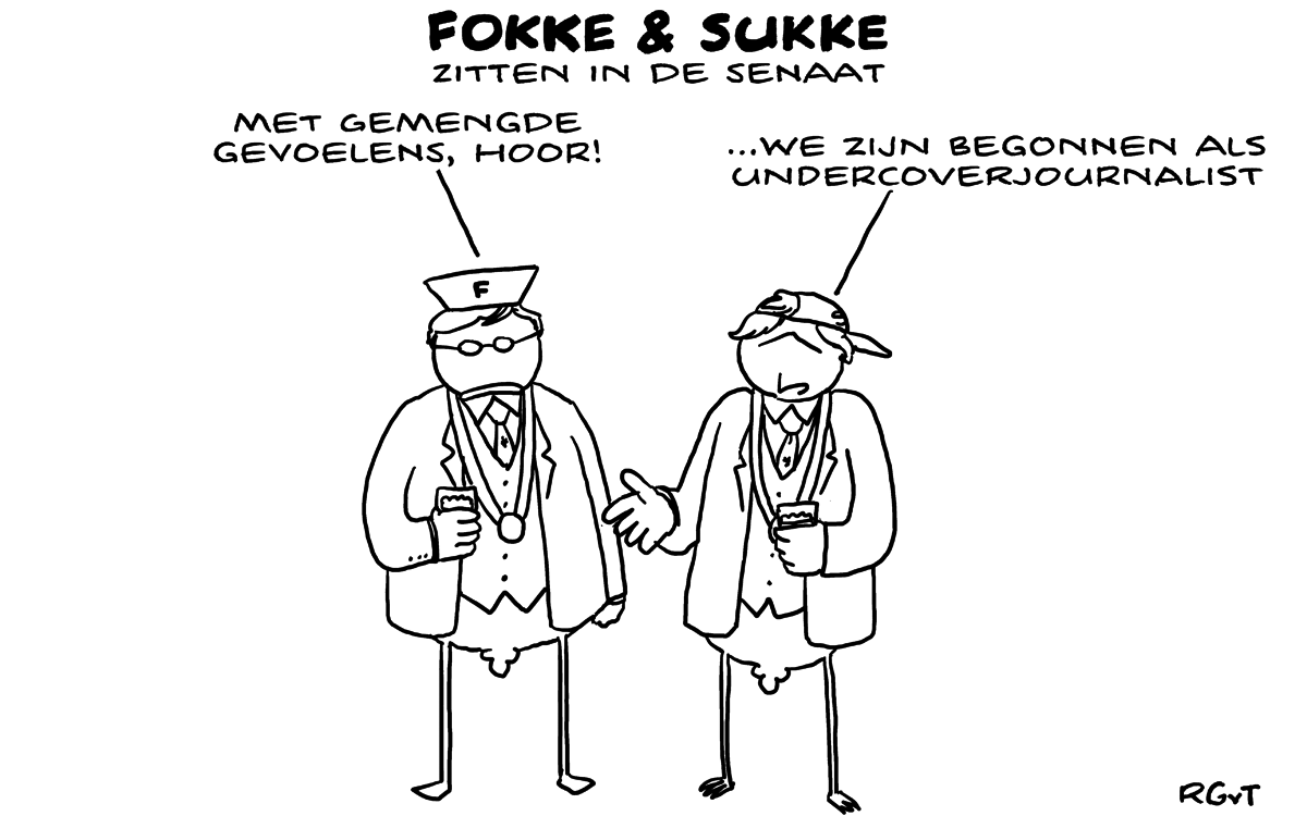 F&S zitten in de Senaat (NRC, vr, 12-01-18)