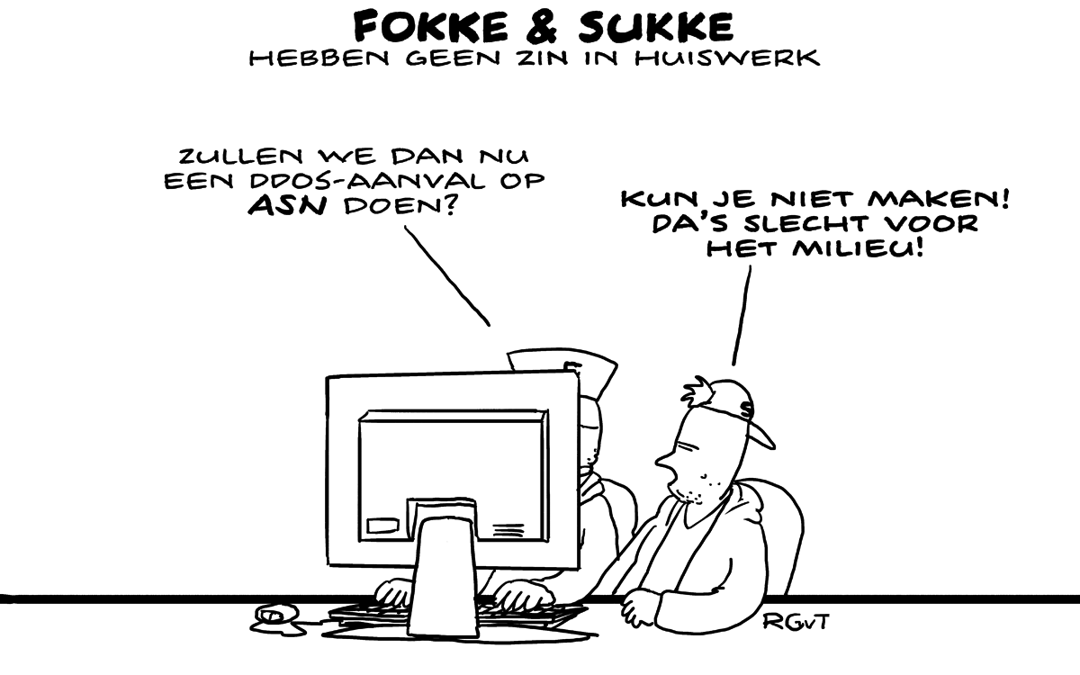 F&S hebben geen zin in huiswerk  (NRC, ma, 30-01-18)